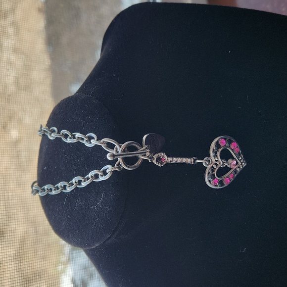 Hard rock necklace with matching bracelet - Picture 2 of 2